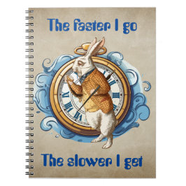 Weißes Kaninchen, Alice im Wunderland. Notizblock