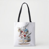 Weißes Kaninchen Alice Wunderland Herz