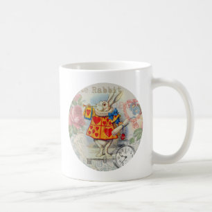 Weißes Kaninchen Herz Alice Classic Kaffeetasse