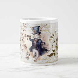 Weißes Kaninchen Jumbo-Tasse