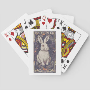 Weißes Kaninchen Spielkarten