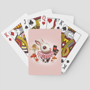 Weißes Kaninchen Spielkarten