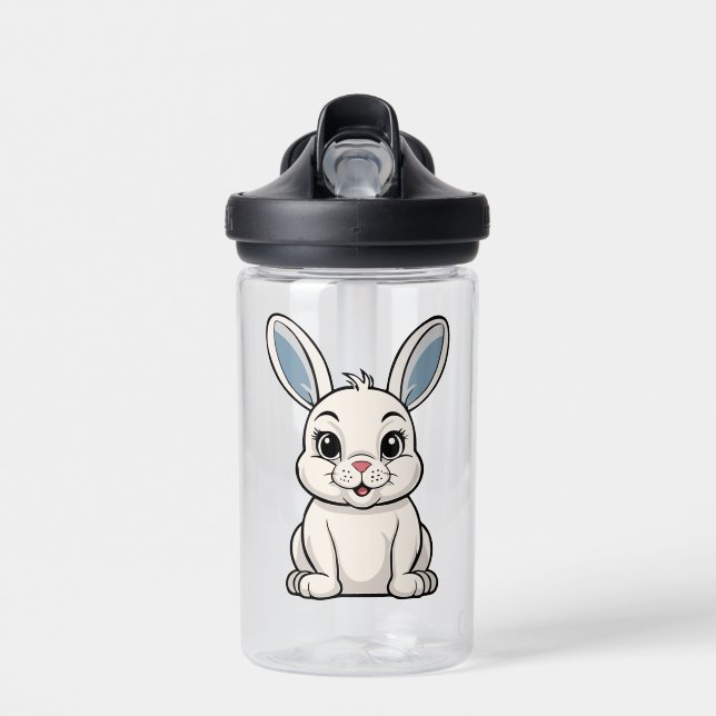 Weißes Kaninchen Trinkflasche (Vorne)
