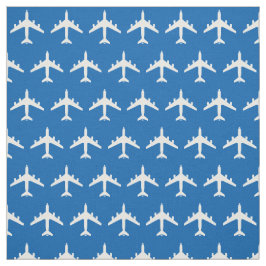 Weißes KC-135 Tankflugzeug auf blauem Stoff