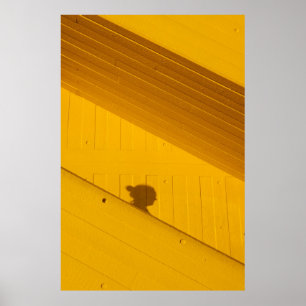 Weißes Kunststoffblech Poster