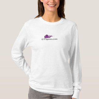 weißes langes Hülsen-T-Shirt GTSguns.com T-Shirt