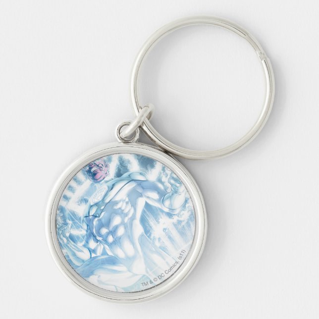 Weißes Laternenkorps - Farbe Schlüsselanhänger (Vorne)