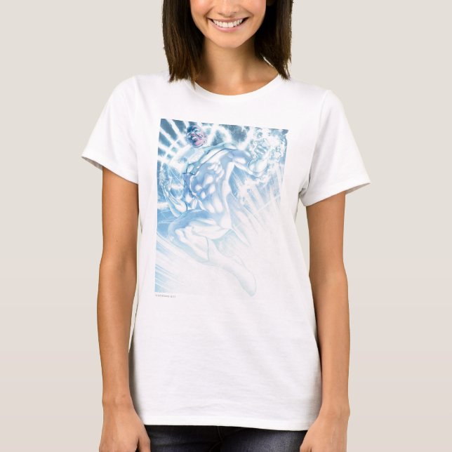 Weißes Laternenkorps - Farbe T-Shirt (Vorderseite)