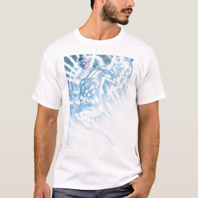 Weißes Laternenkorps - Farbe T-Shirt (Vorderseite)