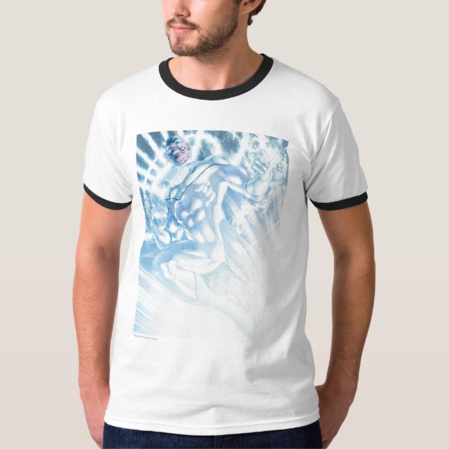Weißes Laternenkorps - Farbe T-Shirt (Vorderseite)