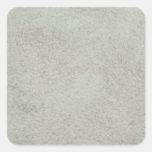 Weißes Leder Quadratischer Aufkleber