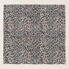 Weißes Leopardenblatt Schal