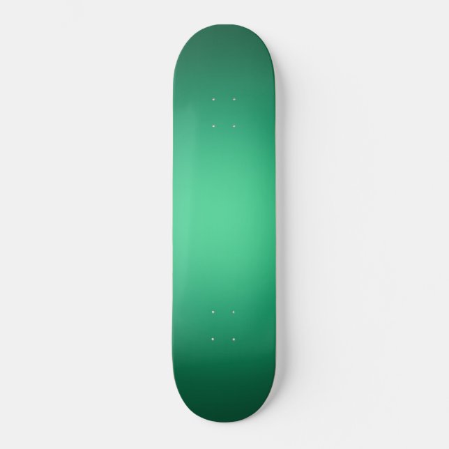 Weißes Licht auf Grün Skateboard (Vorderseite)
