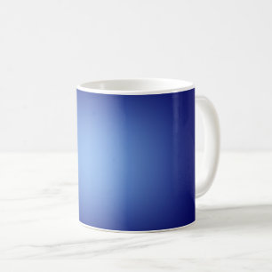 Weißes Licht in Blau Kaffeetasse