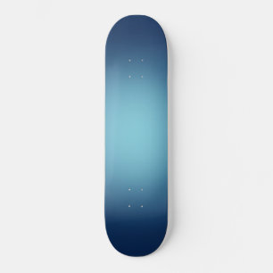 Weißes Licht in Blau Skateboard