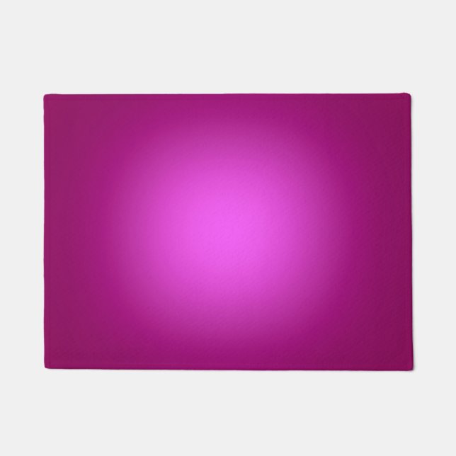Weißes Licht in Rosa Fußmatte (Vorderseite)