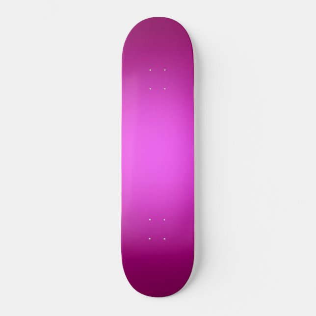 Weißes Licht in Rosa Skateboard (Vorderseite)