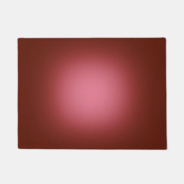 Weißes Licht in rot Fußmatte (Vorderseite)