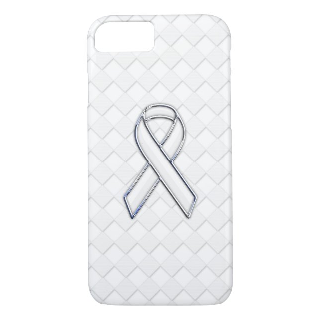 Weißes Lissabon-Bewusstsein auf den weißen Schachb Case-Mate iPhone Hülle (Rückseite)