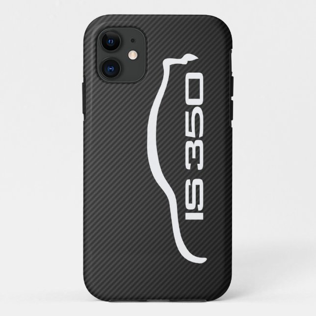 Weißes Logo der Silhouette-IS350 mit Case-Mate iPhone Hülle (Rückseite)