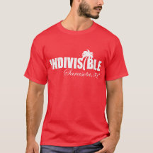 Weißes Logo des T - Shirt unteilbarer Männer