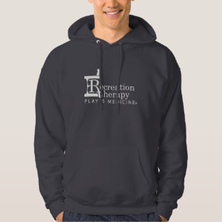 Weißes Logo-Erholungs-Therapie Hoodied Sweatshirt