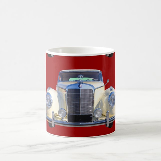 Weißes Luxus-Auto MERCEDES-BENZ 300 Kaffeetasse (Mittel)