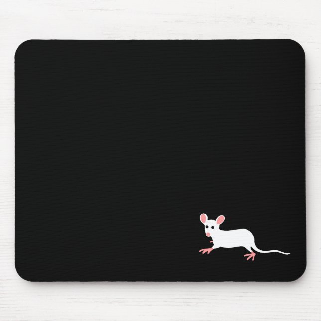 weißes Mausmousepad Mousepad (Vorne)