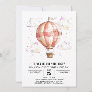 Weißes minimalistisches leeres Design Geburtstag Einladung