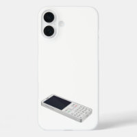 Weißes Mobiltelefon