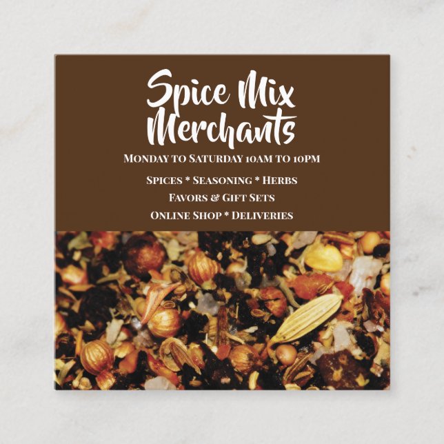 Weißes modernes Chic des Quadratische Visitenkarte (Vorderseite)