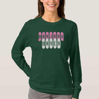 weißes modernes Spieler-Shirt des mahjong T-Shirt