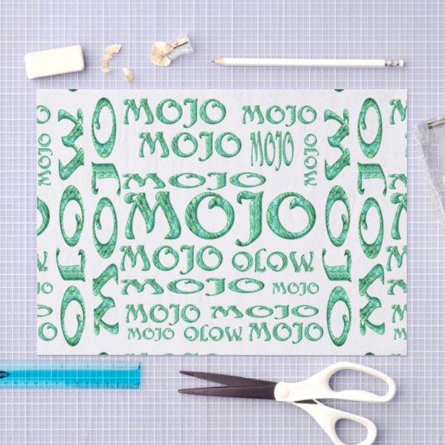 Weißes Mojo-Papier Seidenpapier (Handwerk)