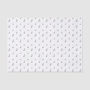 Weißes Musiknote-Papierpapier Seidenpapier