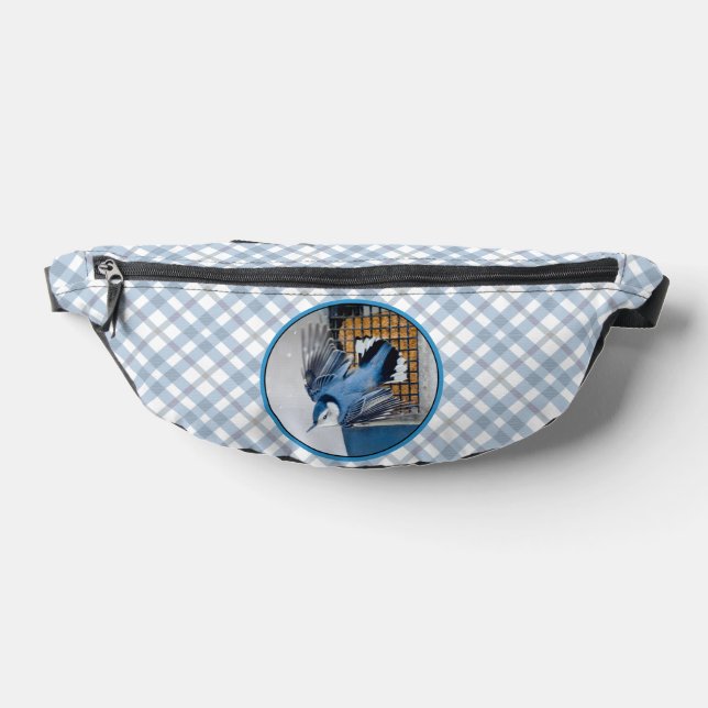 Weißes Nackthatch-Flying Original-Foto Bauchtasche (Ablage )