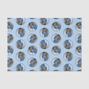 Weißes Nackthatch-Flying Original-Foto Seidenpapier