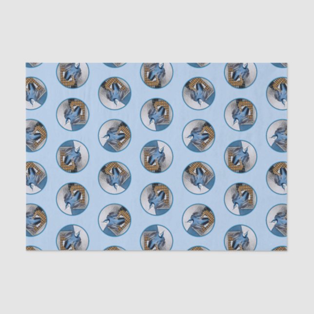 Weißes Nackthatch-Flying Original-Foto Seidenpapier (Vorderseite)