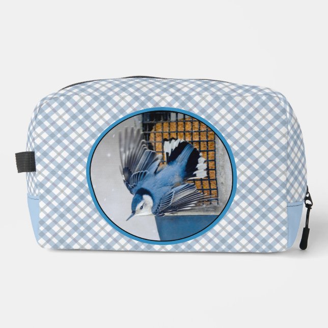 Weißes Nackthatch-Flying Original-Foto Waschbeutel (Vorderseite)