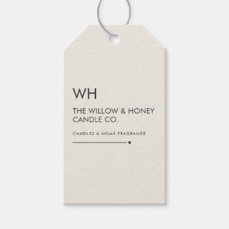Weißes Navy-Minimalist-Hängeschild für kleine Unte Geschenkanhänger