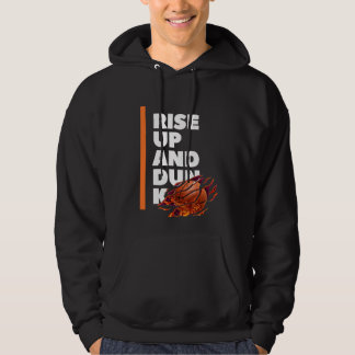 Weißes Orange hebt auf und Dunk Hoodie Sweatshirt