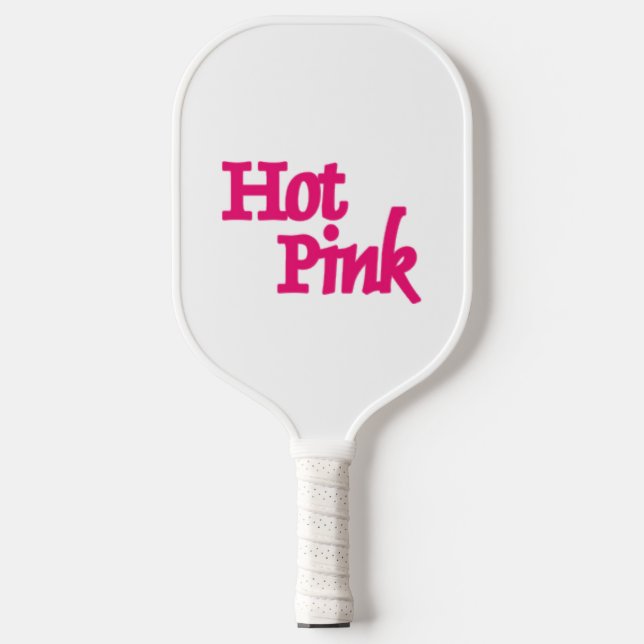 Weißes Paddel-Paddel in Pink Pickleball Schläger (Vorderseite)