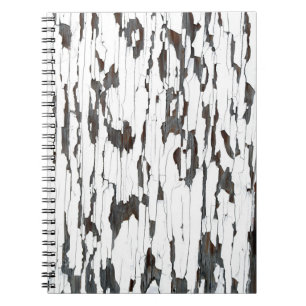 Weißes Peeling Notizblock