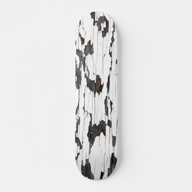 Weißes Peeling Skateboard (Vorne)