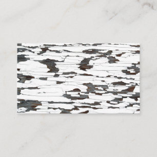 Weißes Peeling Visitenkarte