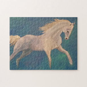 Weißes Pferd Puzzle