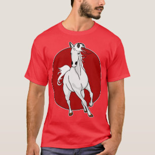 Weißes Pferd T-Shirt