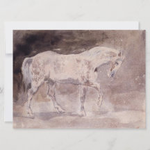 Weißes Pferd (von Eugene Delacroix)