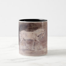 Weißes Pferd (von Eugene Delacroix)