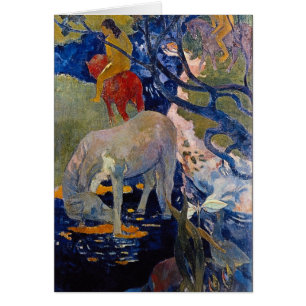 Weißes Pferd von Paul Gauguin, Vintage Fine Art