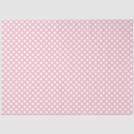 Weißes Polka-Dot-Papier Seidenpapier